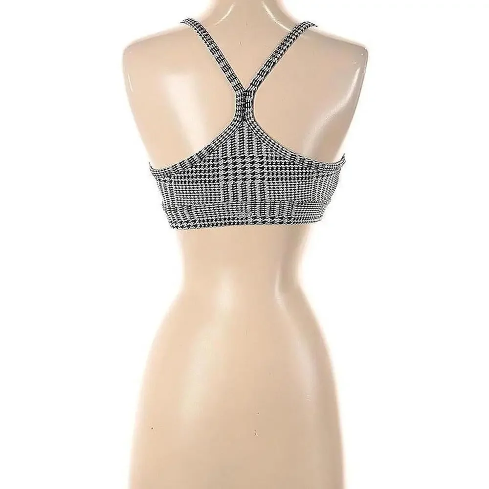 Alo Yoga Women's Grey and Black Bra - Picture 2 of 2